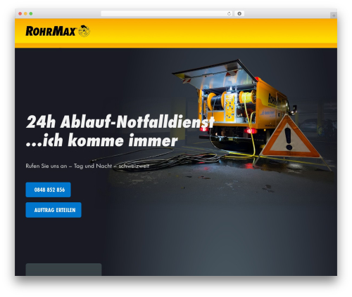 rohrmax WordPress theme - rohrmax.ch