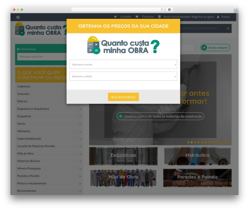 Theme WordPress Andre - quantocustaminhaobra.com.br