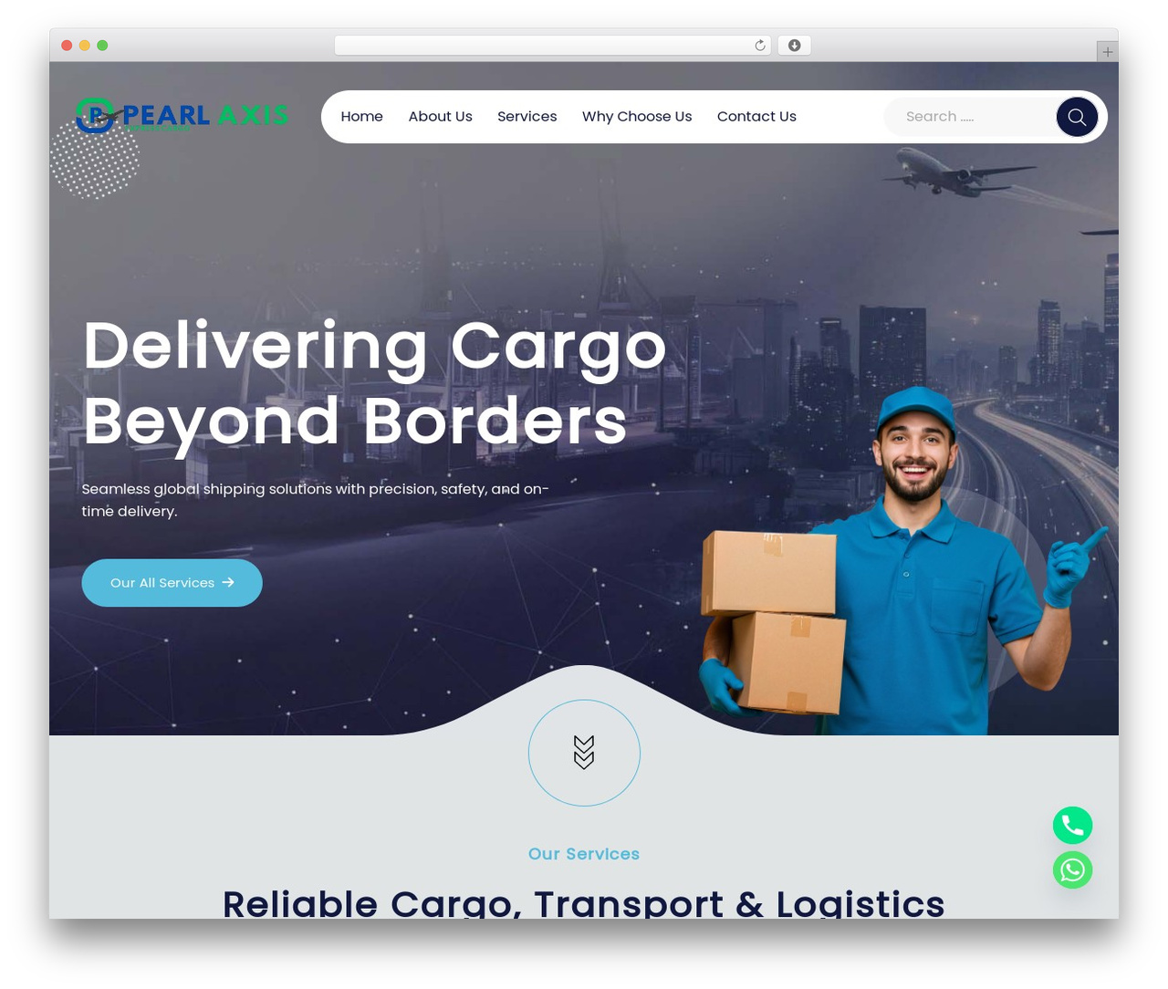 Theme WordPress Threadsys - pearlaxiscargo.com