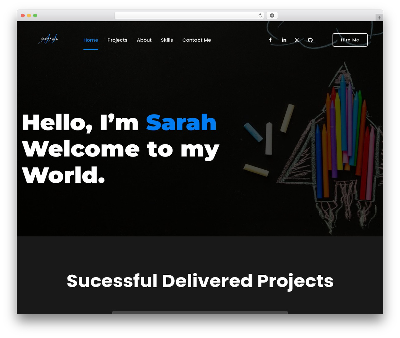 Trydo premium WordPress theme - sarahsajjad.com
