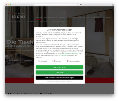 Web Labels Responsive WordPress theme - tischlerei-kujat.de