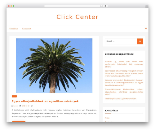 Web Log WordPress theme design - clickcenter.hu Web Log WordPress theme design - clickcenter.hu