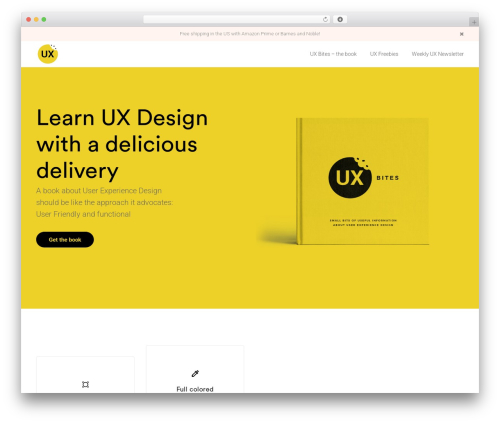 Webify WordPress theme - uxbites.co
