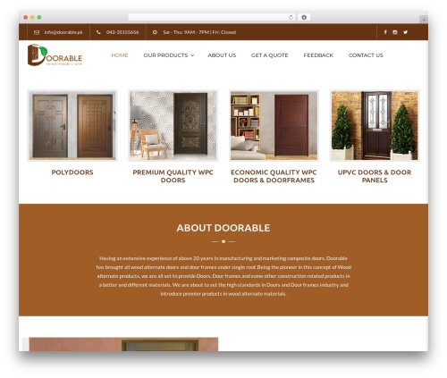 Yolo Sofani theme WordPress - doorable.pk