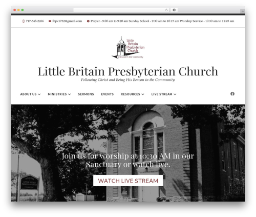 Best WordPress theme Radcliffe 2 - littlebritainchurch.org