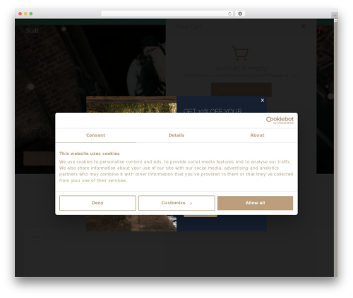 Botiga WordPress theme - stoltrunning.com