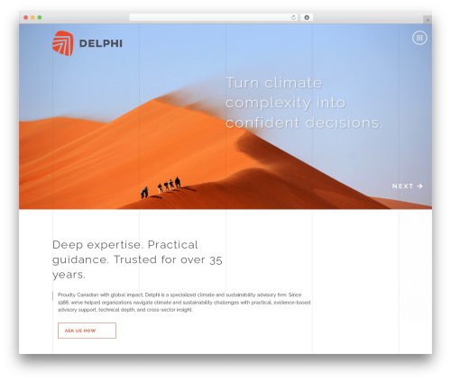 Delphi Theme WordPress theme - delphi.ca