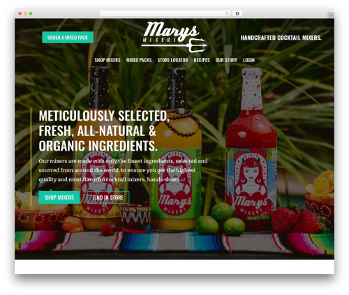 Custom product boxes WordPress plugin - marysmixers.com