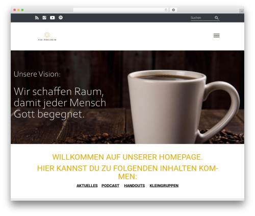 FeG Theme theme WordPress - pohlheim.feg.de