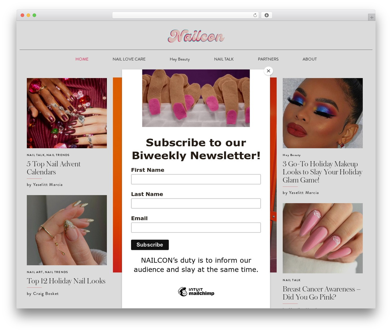 Hello Elementor WordPress theme - nailconmedia.com