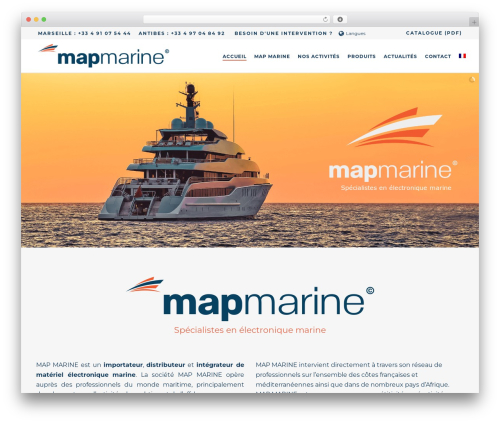 Jupiter WP theme - map-marine.com