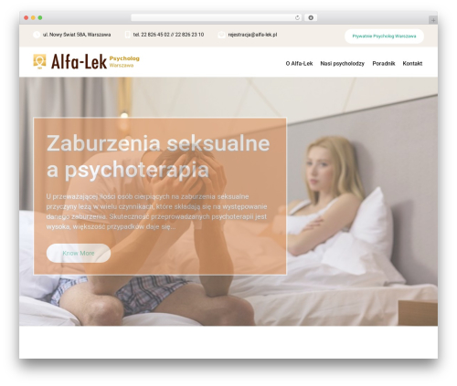MediHealth theme WordPress - psycholog.net.pl