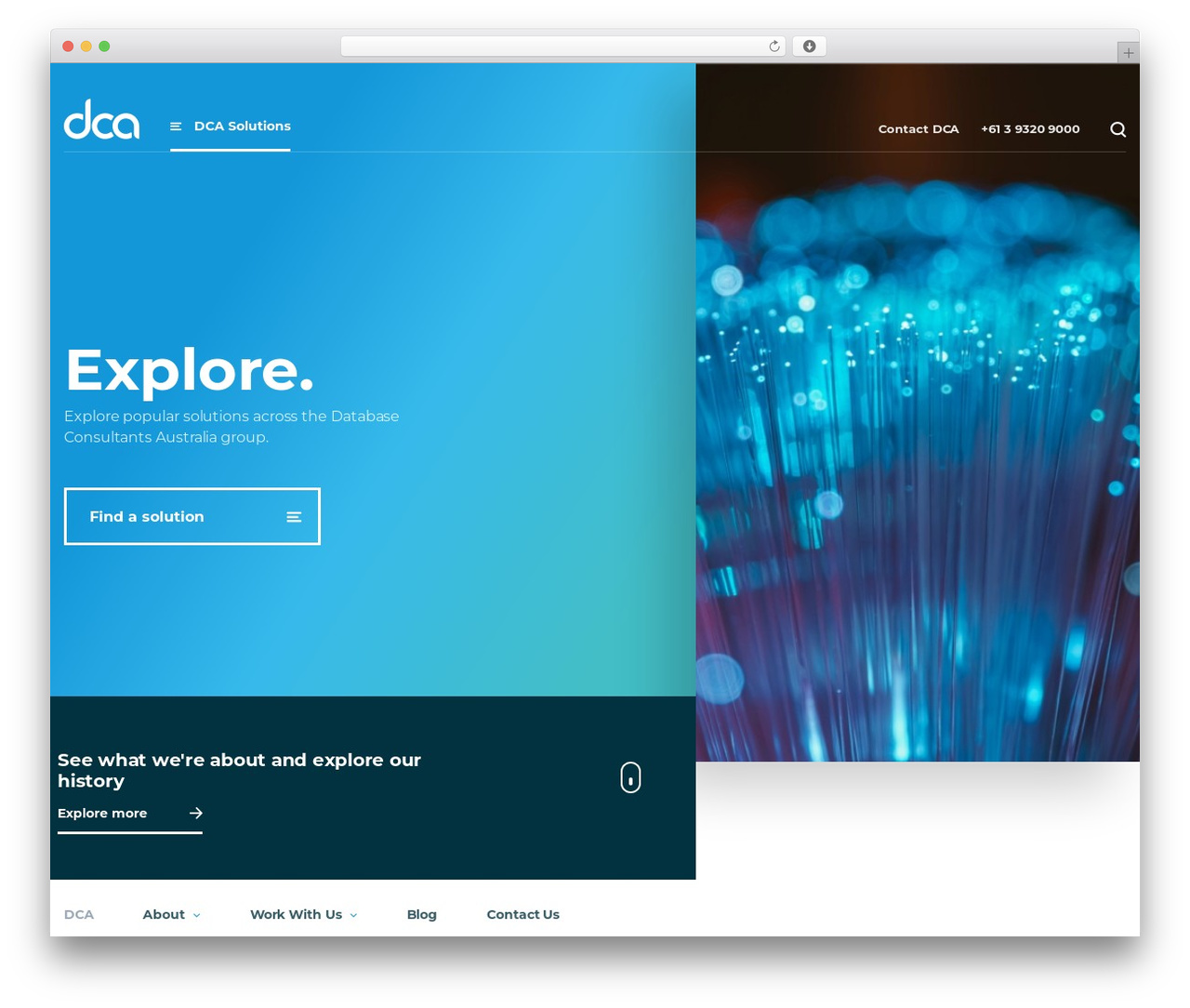Theme WordPress DCA WP Theme - data.com.au