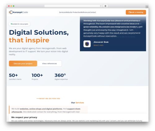 Theme WordPress Konzeptcode Child theme - konzeptcode.com