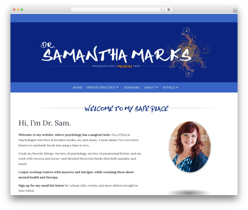Theme WordPress SAM - samanthamarks.com