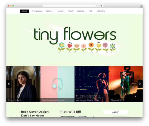 WordPress theme Pro Blogg - tiny-flowers.net WordPress theme Pro Blogg - tiny-flowers.net