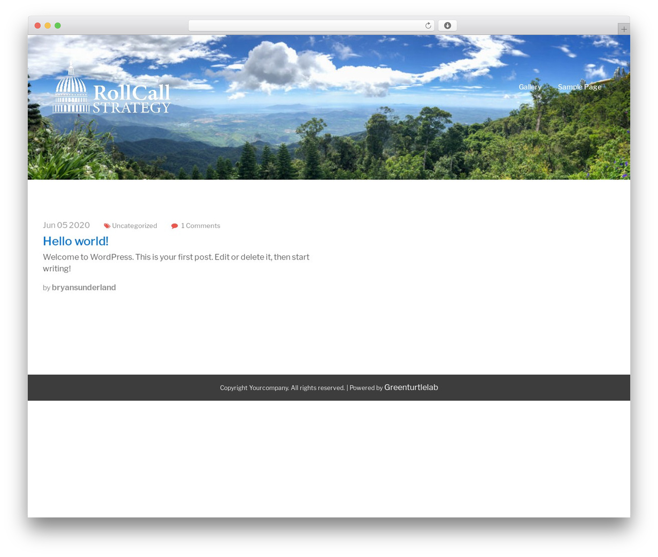Elemento WordPress theme - bryansunderland.com Elemento WordPress theme - bryansunderland.com
