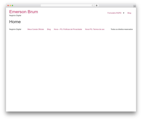 Wp_rgpd WordPress plugin - emersonbrumpro.com