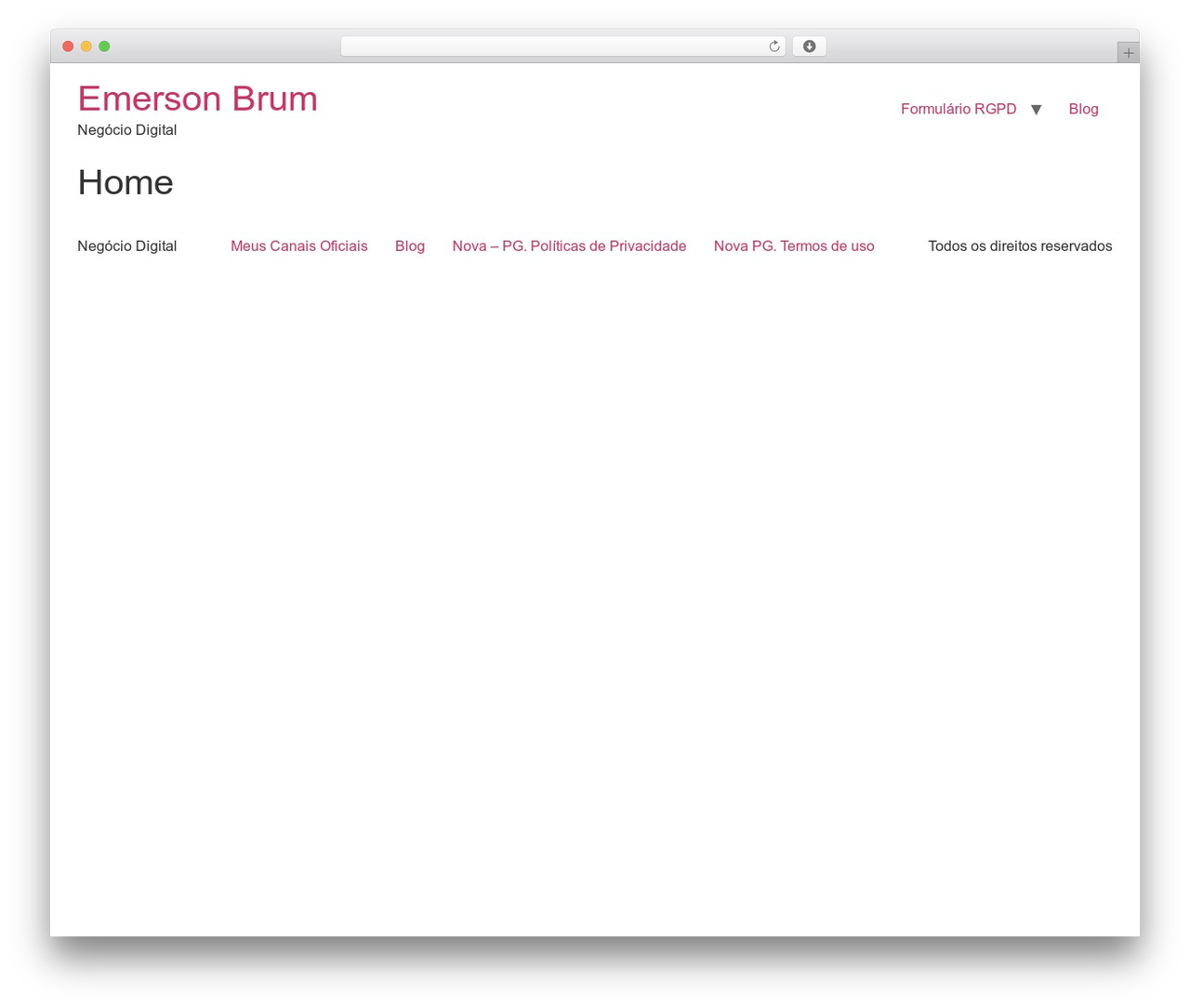 Hello Elementor WordPress theme - emersonbrumpro.com