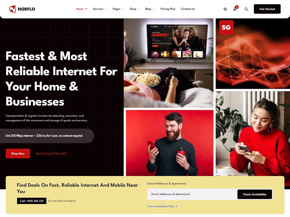 Norflo WordPress theme Norflo WordPress theme