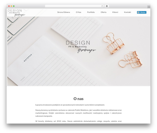 Silent theme WordPress - designpr.pl