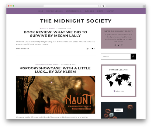 Theme WordPress Emily Grace - midnightsocietytales.com