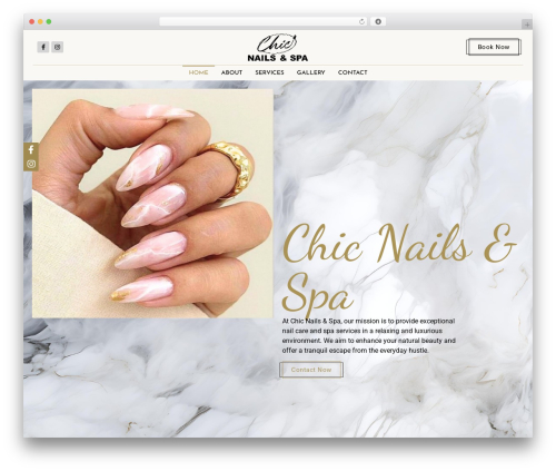 Mac menu WordPress plugin - chicnailspafl.com