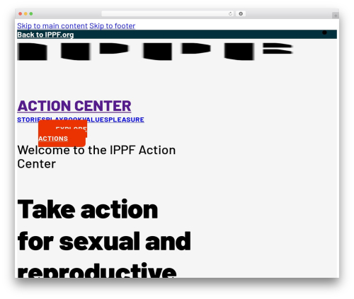 Nextbricks WordPress plugin - action.ippf.org