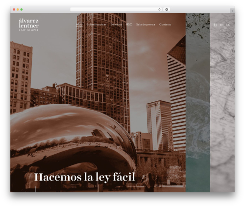 WordPress theme Bridge - alvarezlentner.com