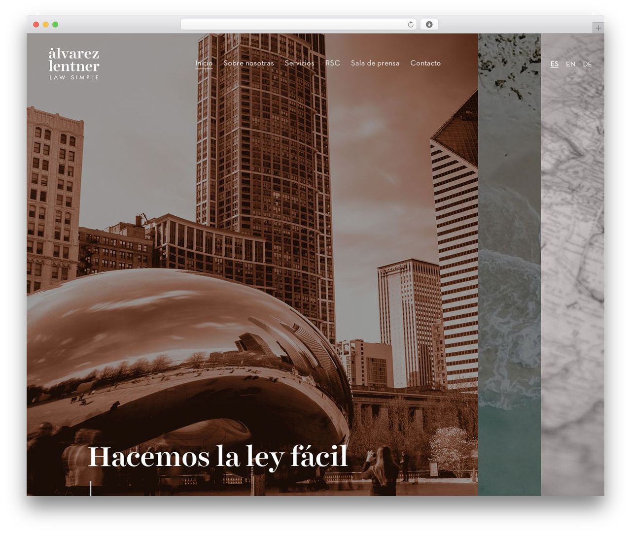 WordPress theme Bridge - alvarezlentner.com