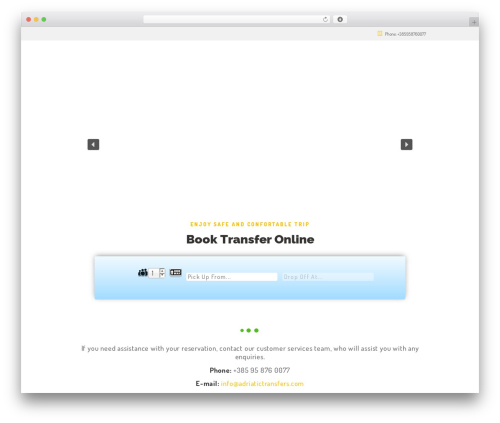 Cab grid pro WordPress plugin - adriatictransfers.com