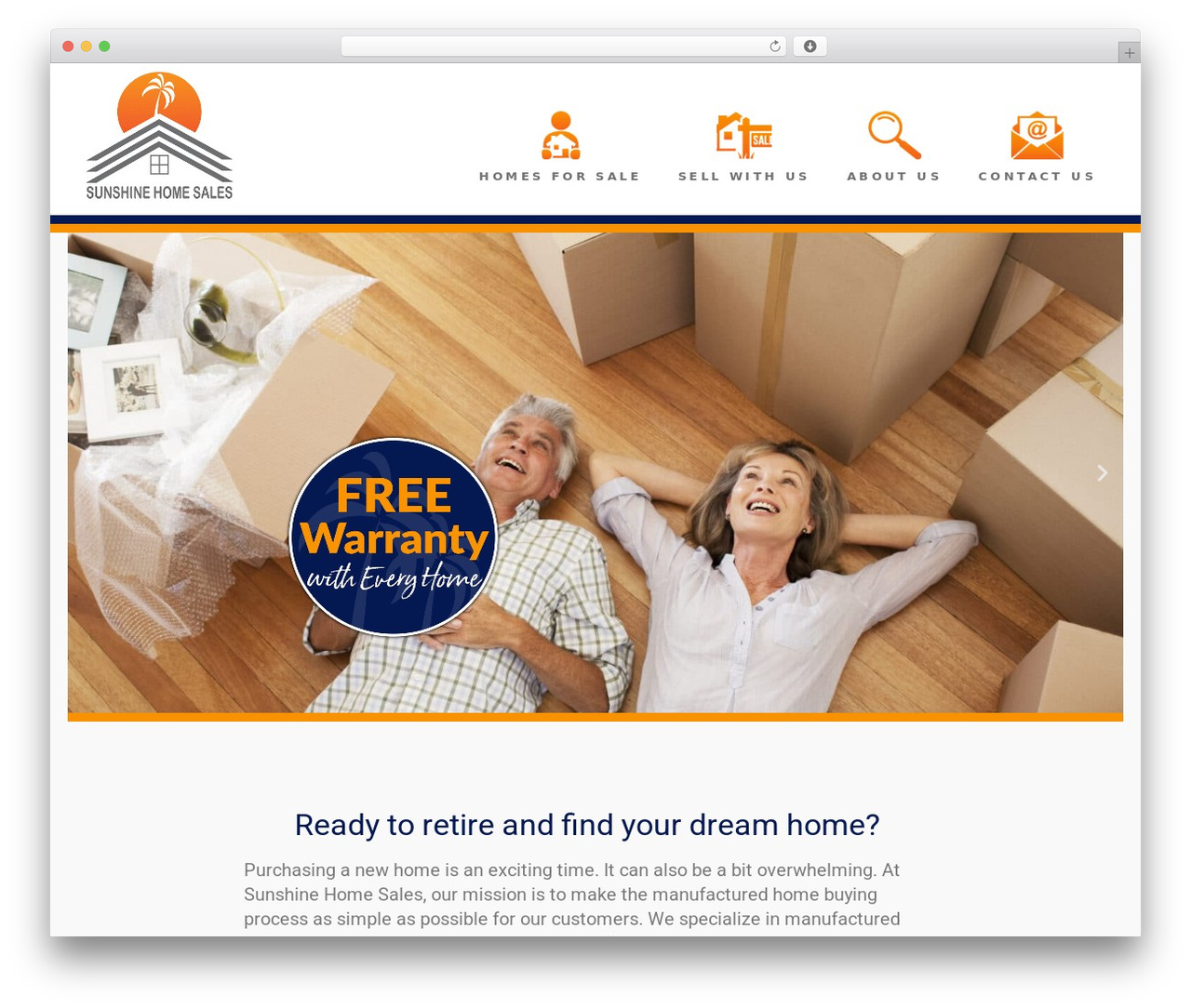 WordPress theme Jump Start - sunshinehomesalesfl.com