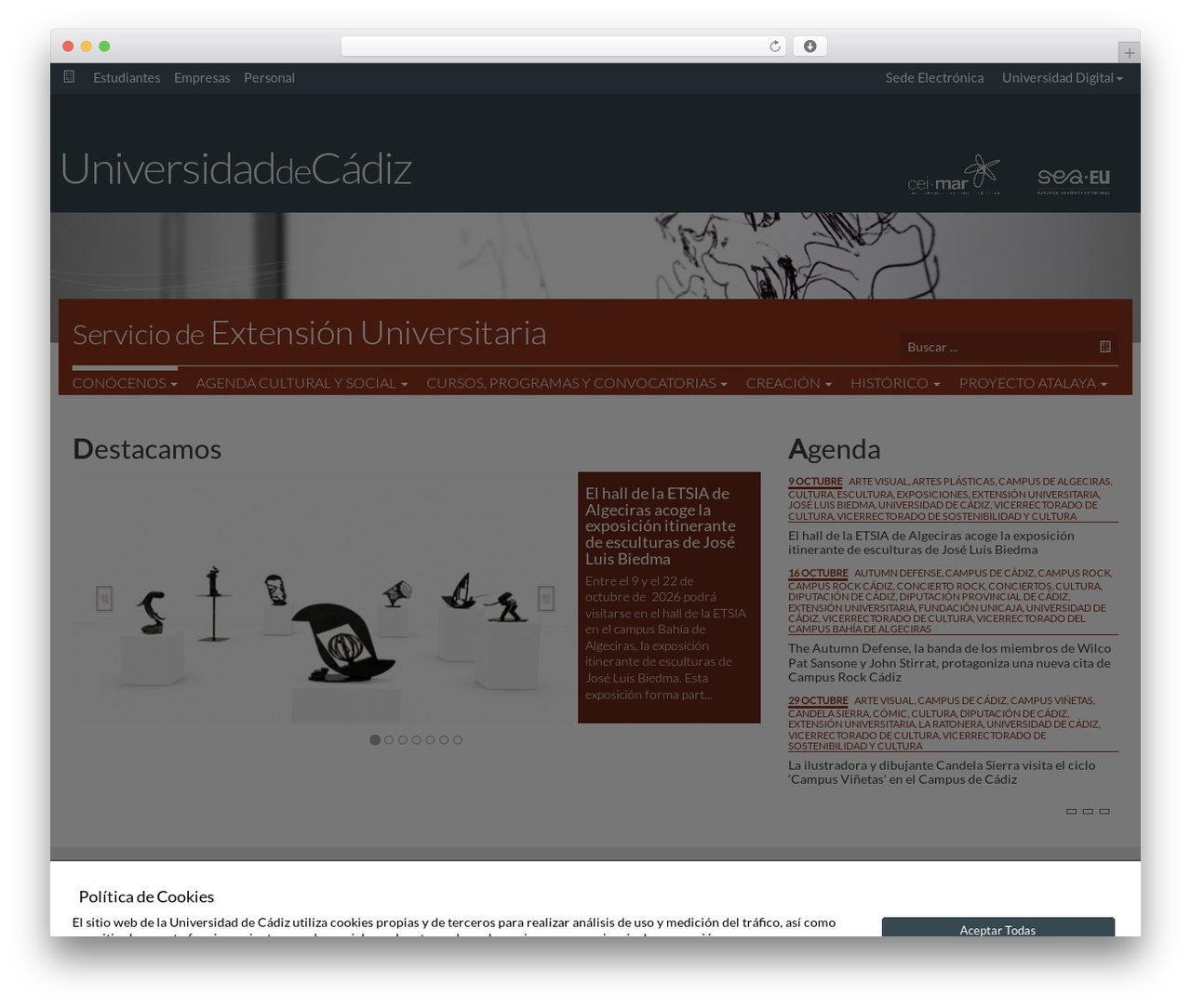 WordPress theme Theme UCA - actividades.uca.es WordPress theme Theme UCA - actividades.uca.es