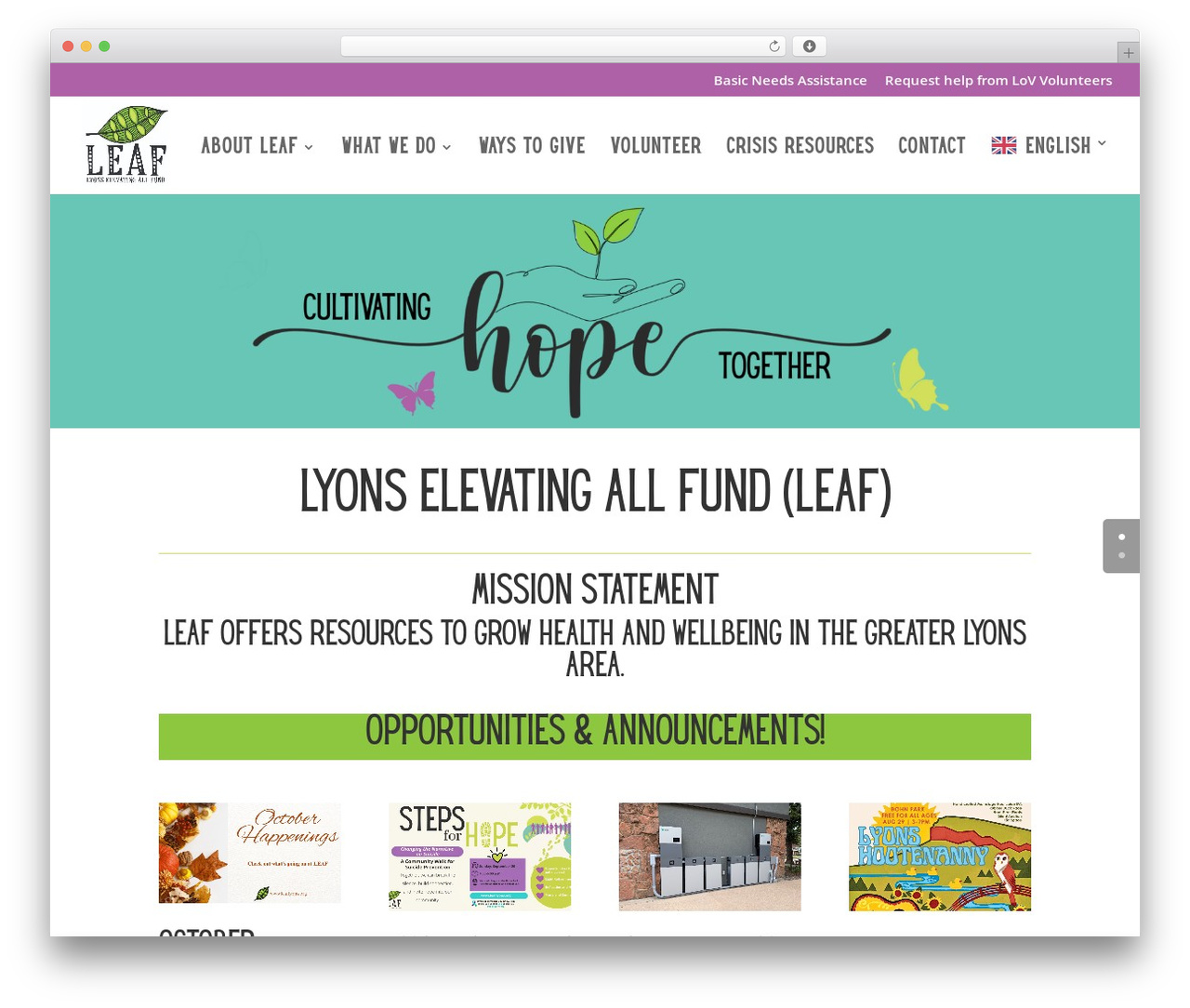 WordPress website theme Divi - leaflyons.org WordPress website theme Divi - leaflyons.org