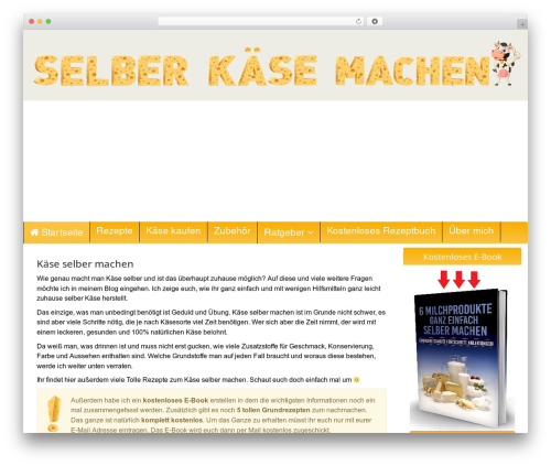 Affiliate-Theme best WordPress theme - selber-kaese-machen.de