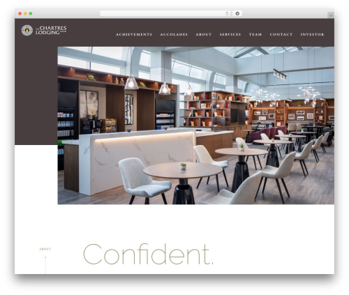 Chartres WordPress theme - chartreslodging.com