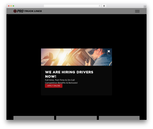 Edison theme WordPress - protrucklines.com
