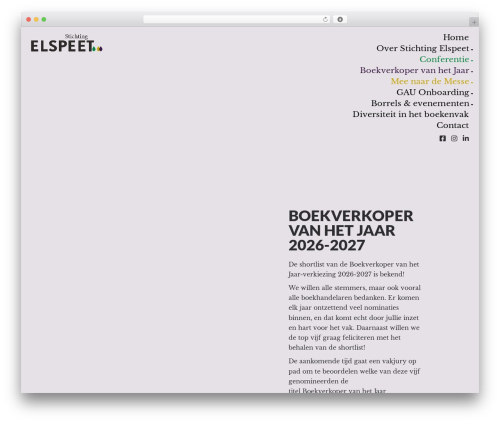 ElspeetTheme WordPress theme - stichtingelspeet.nl
