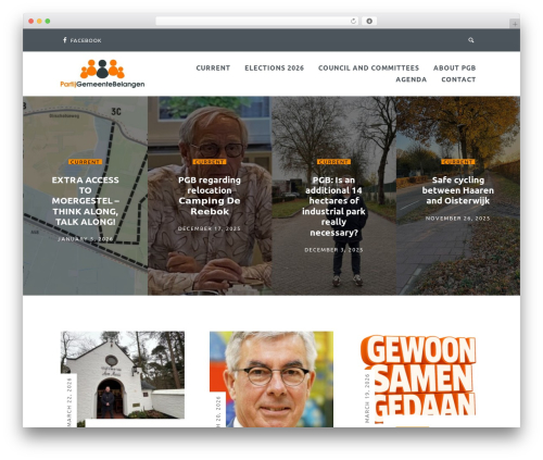 Phunk WordPress theme - partijgemeentebelangen.nl