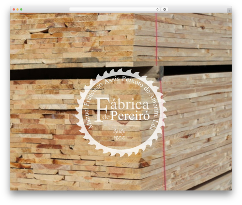 Premium WordPress Theme theme WordPress - fabricadepereiro.pt