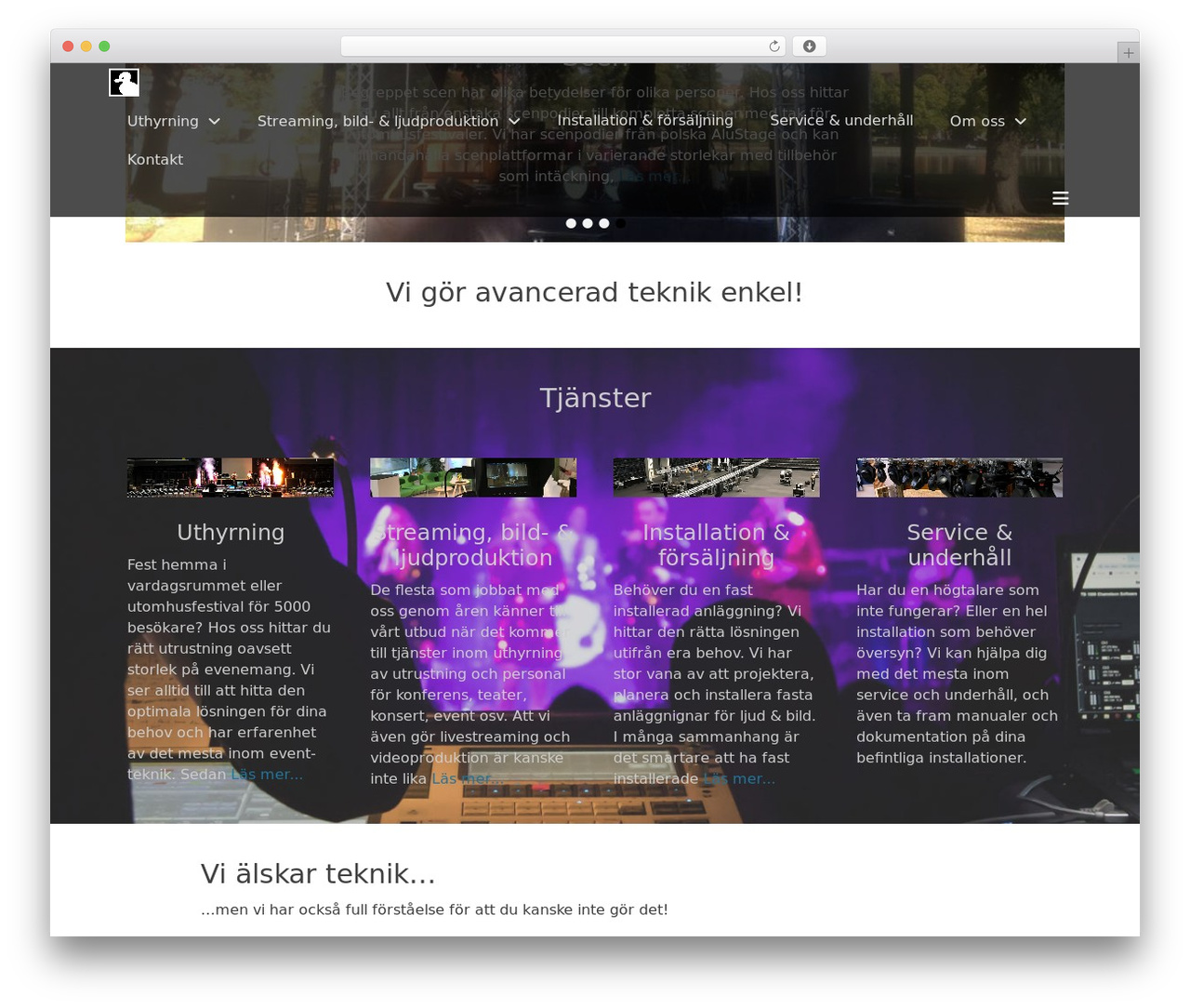 Theme WordPress Full Frame - dizzyduck.se