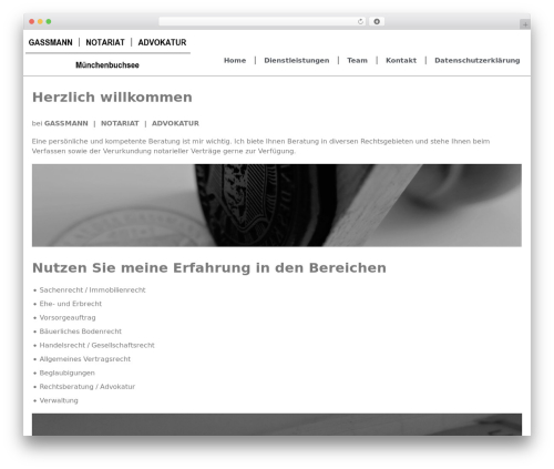 Dsgvo all in one for wp pro WordPress plugin - gassmann-legal.ch