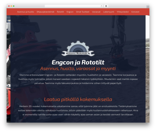 Theme WordPress Upea - raskashuolto.fi