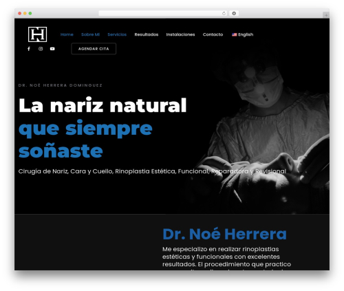 Trydo WordPress theme - drnoeherrera.com