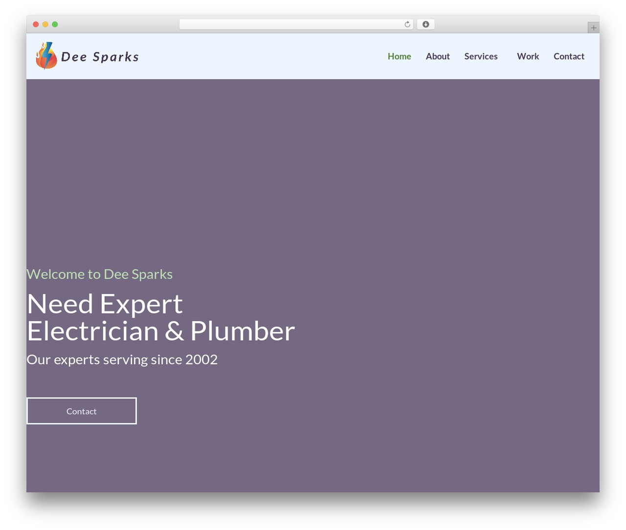 WordPress theme Hello Elementor - deesparkselectrical.co.uk