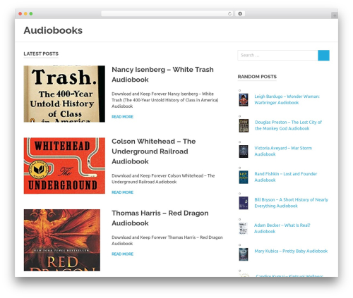 Poseidon pro WordPress plugin - 99audiobooks.com