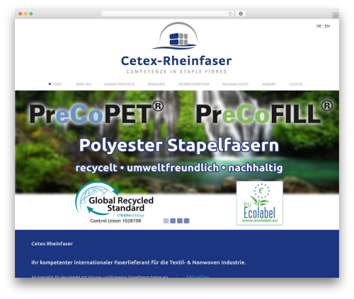 Blank Theme theme WordPress - cetex-rheinfaser.de