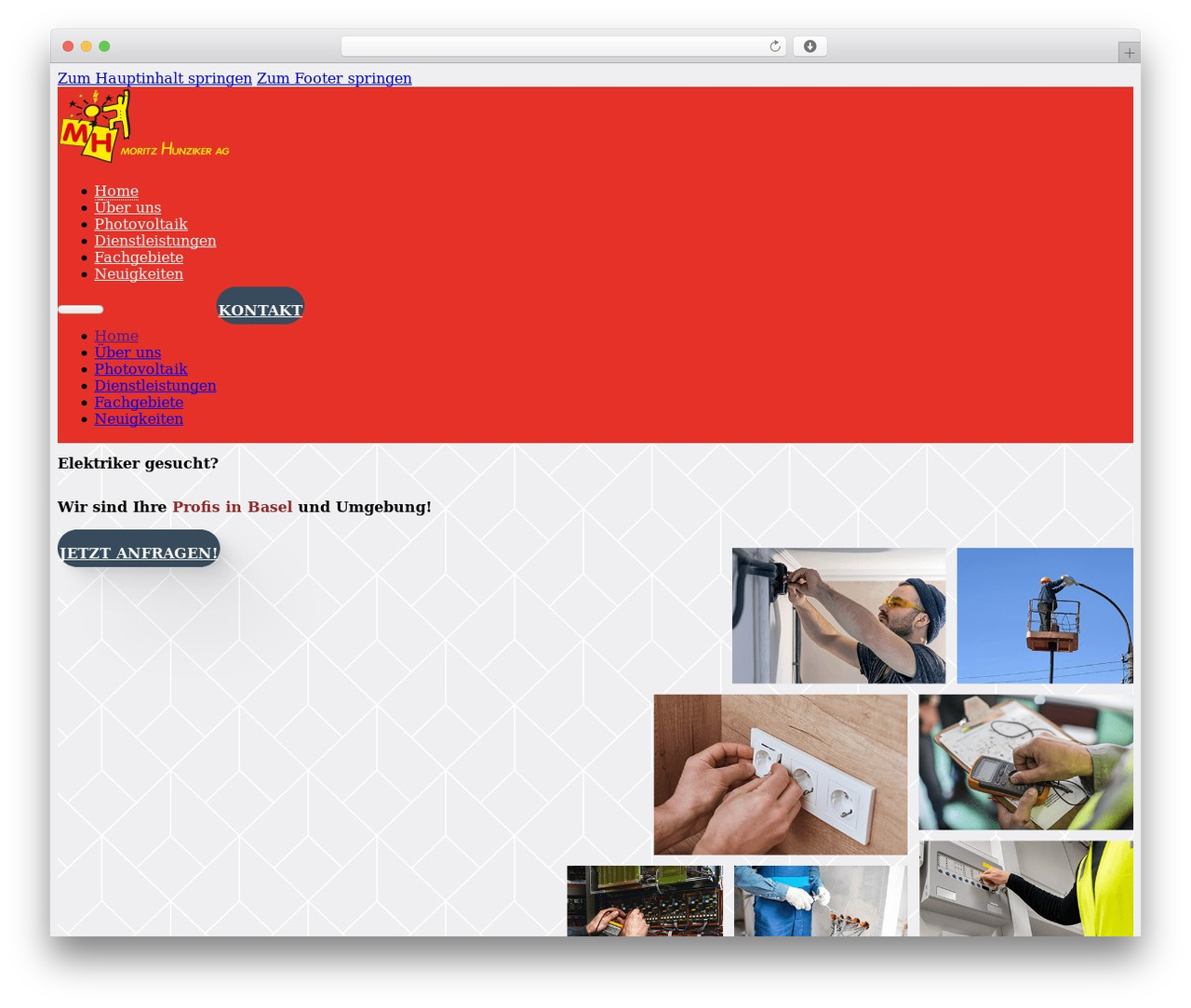 Bricks WordPress theme - elektro-hunziker.ch Bricks WordPress theme - elektro-hunziker.ch