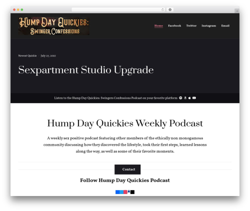 Podcast Plus WordPress theme - humpdayquickies.com