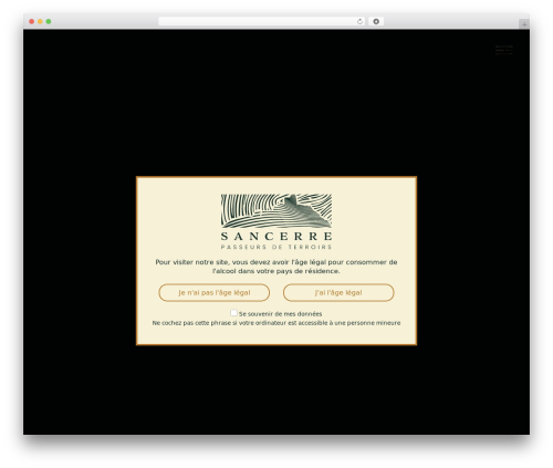 sancerre theme WordPress - sancerreaop.fr